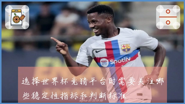 选择世界杯竞猜平台时需要关注哪些稳定性指标和判断标准